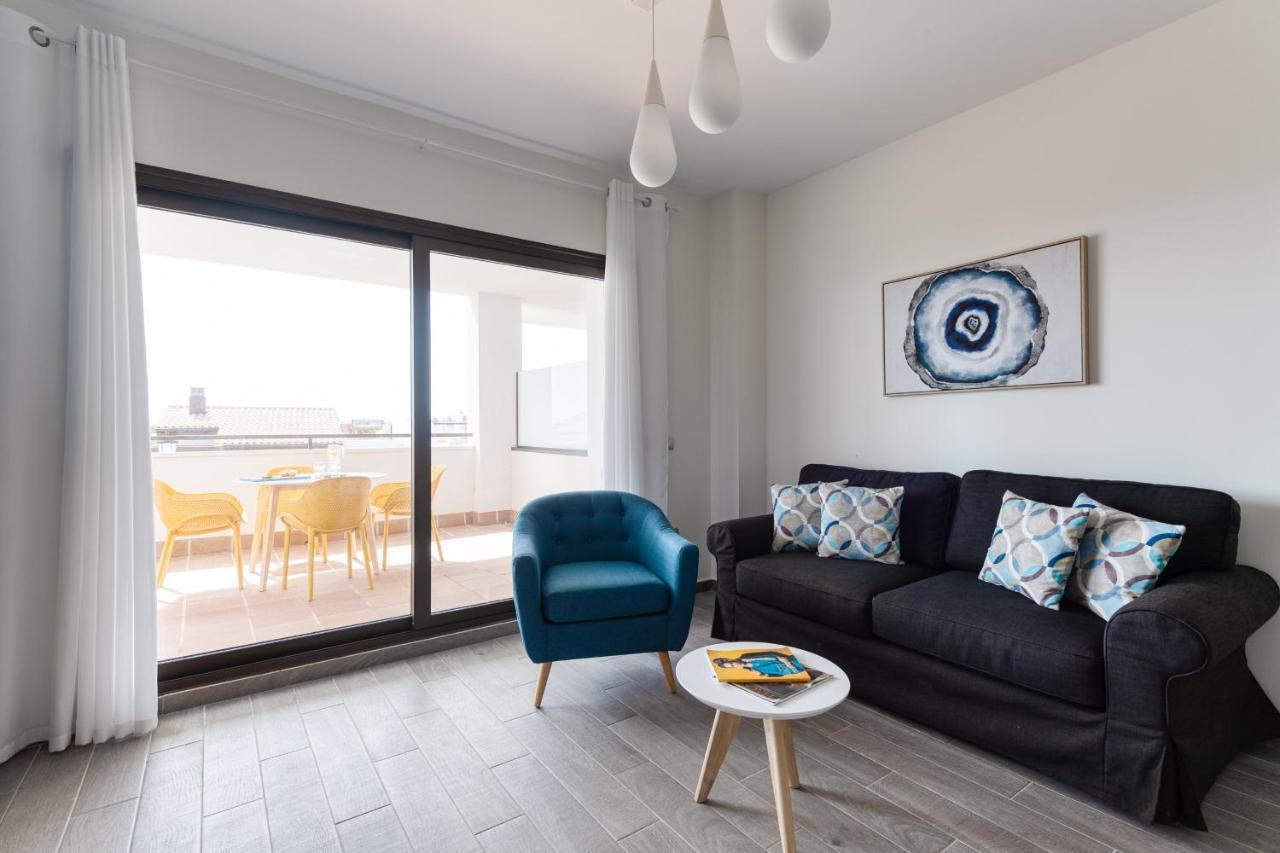Homeforguest Apartamento En Residencia De Lujo Con Terraza Y Piscina La Guirra Exteriör bild