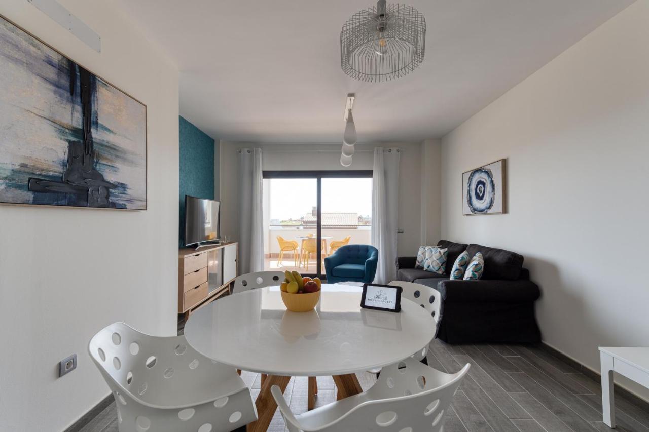 Homeforguest Apartamento En Residencia De Lujo Con Terraza Y Piscina La Guirra Exteriör bild
