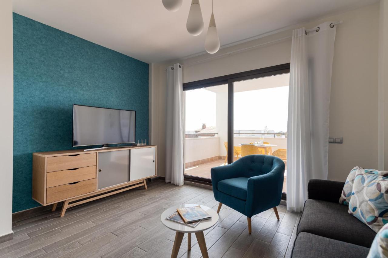 Homeforguest Apartamento En Residencia De Lujo Con Terraza Y Piscina La Guirra Exteriör bild